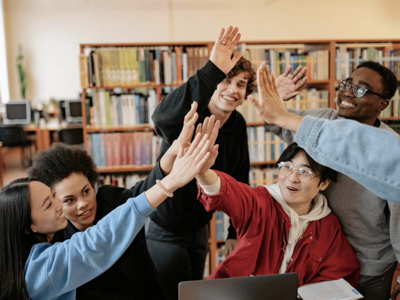 Mehrsprachige Schülergruppe